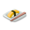 Sushi de huevo